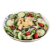 Garden Salad Topped